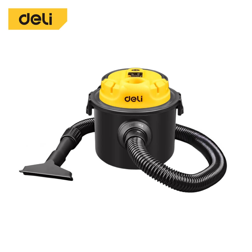 เครื่องดูดฝุ่น DELI EDL881205-YL-01 600วัตต์ 5ลิตร สีเหลือง